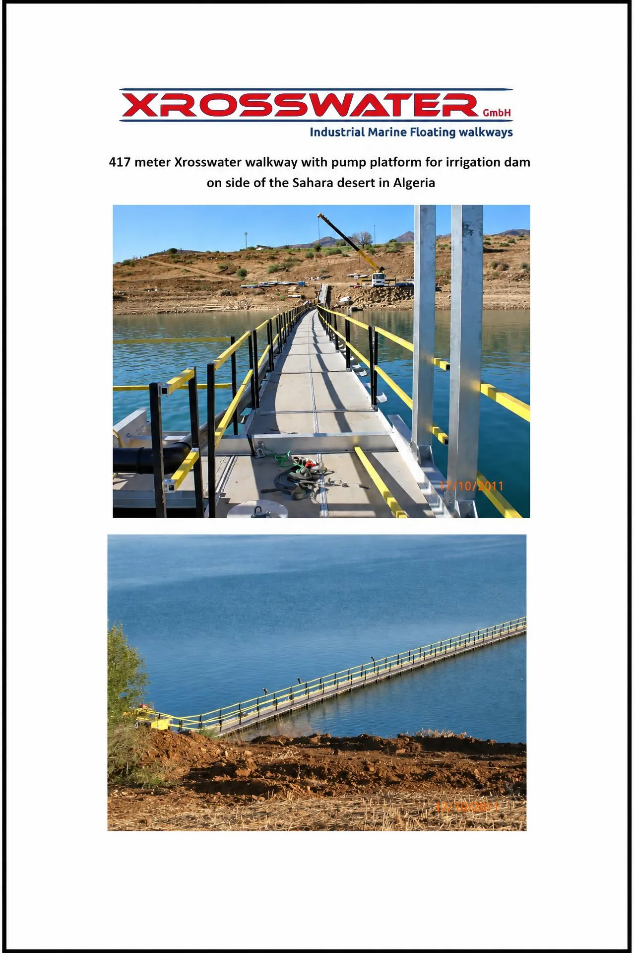 Case history cover: Algerian irrigation project