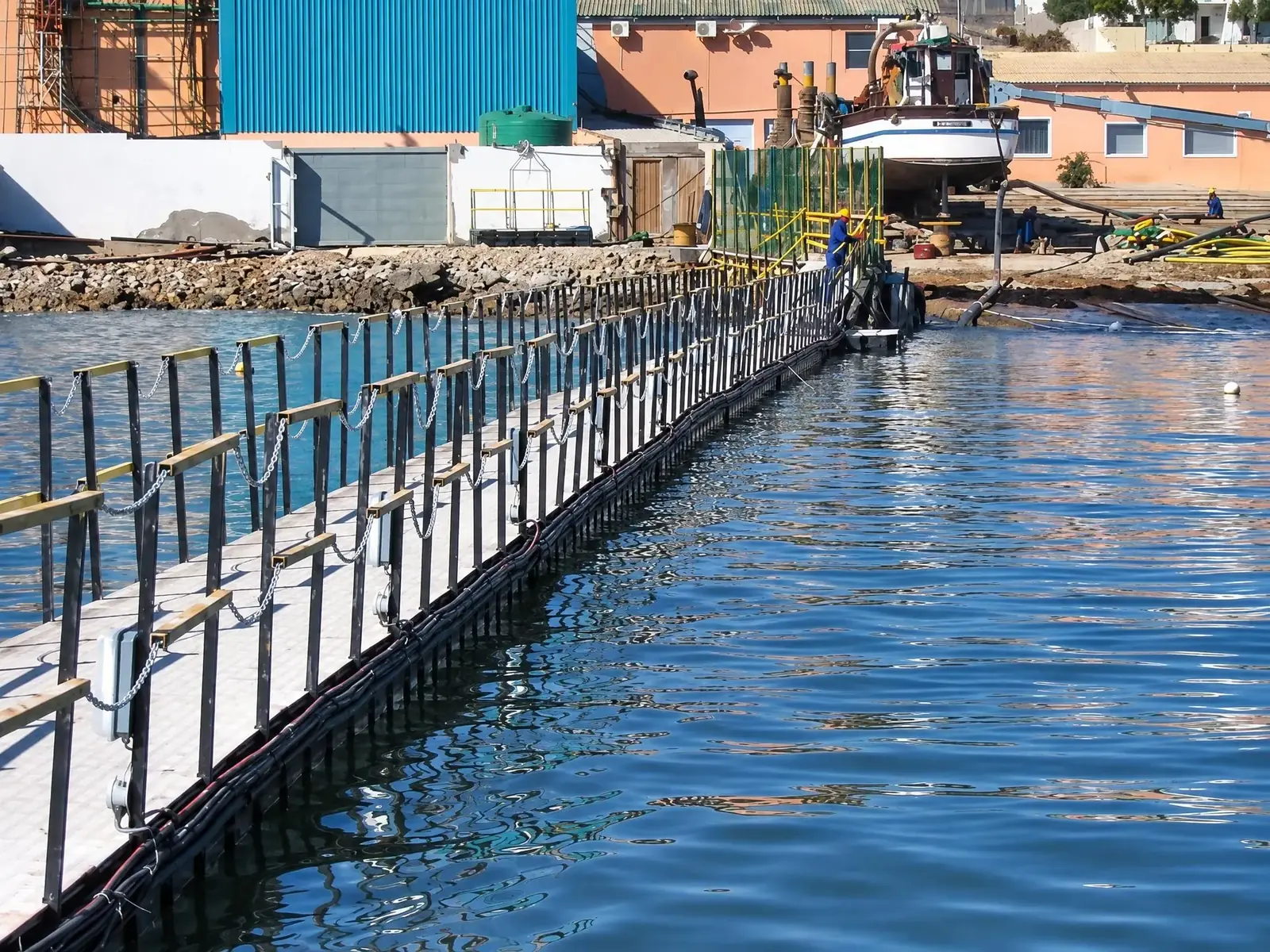 Xrosswater jetty on the Namibian coast